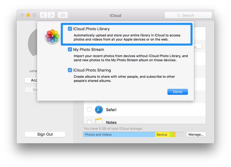 How to import iphone photos on library mac app